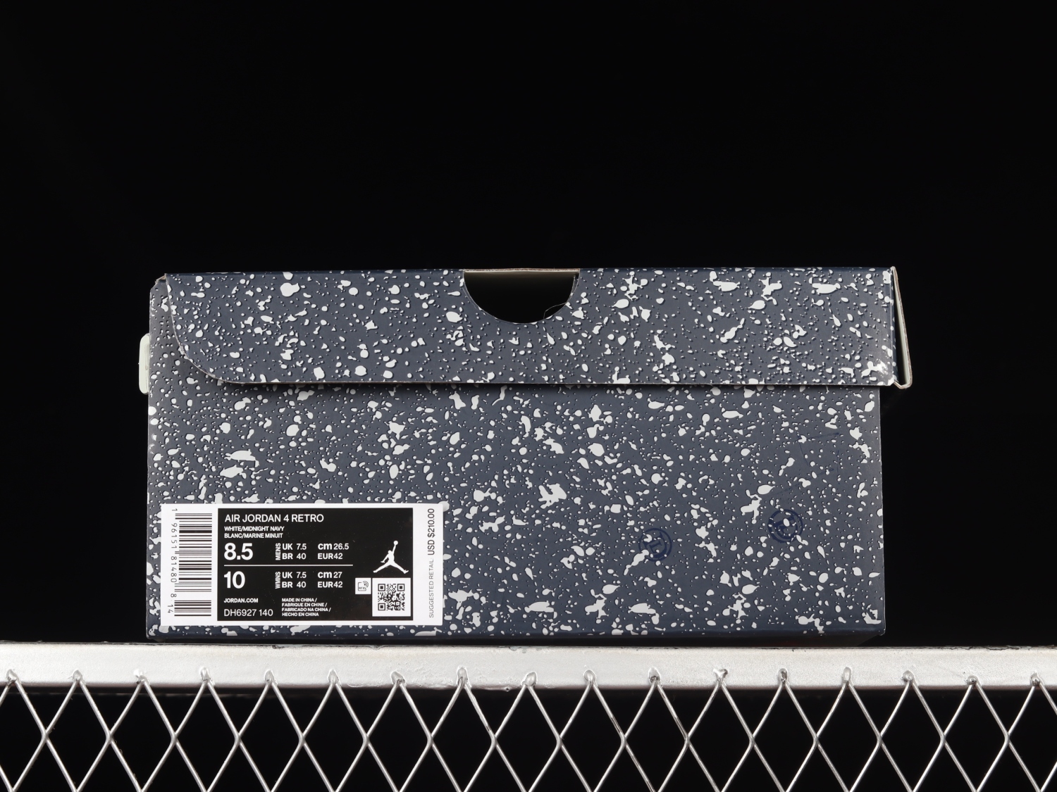 Jordan 4 Retro White Midnight Navy DH6927-140