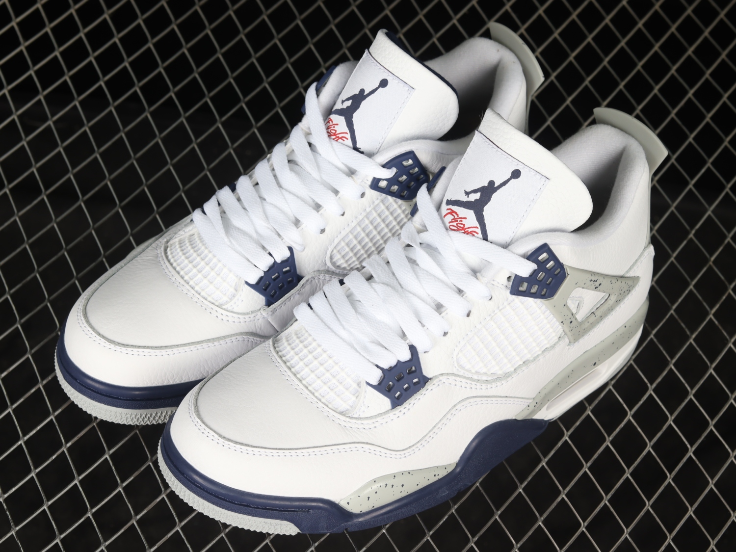 Jordan 4 Retro White Midnight Navy DH6927-140
