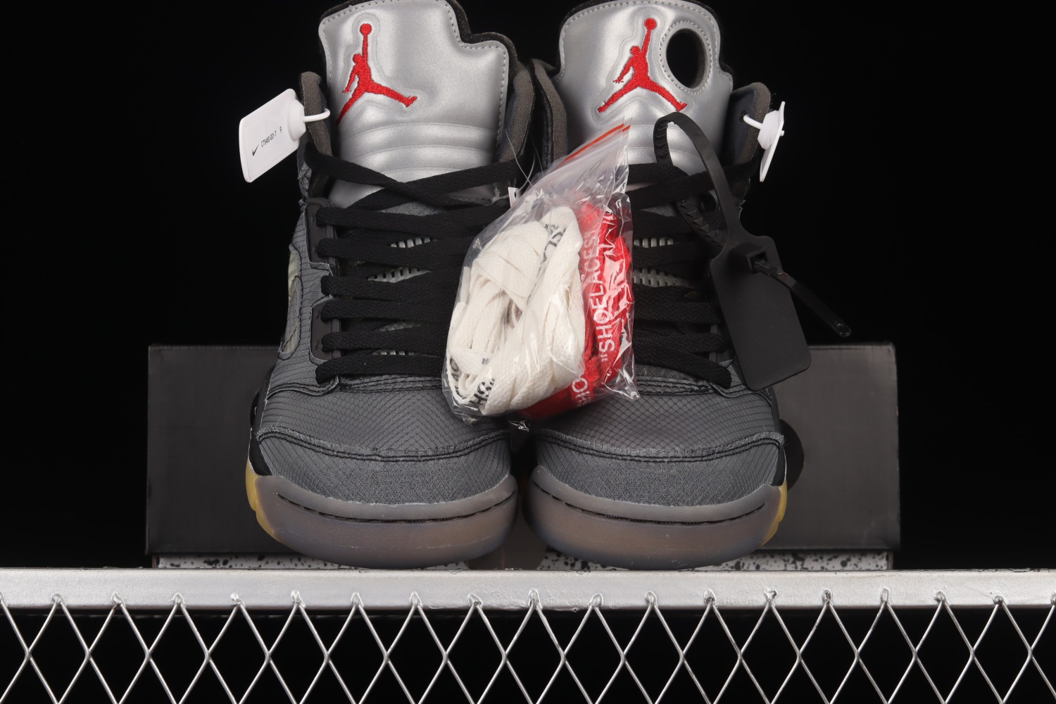 Jordan 5 Retro Off-White Black CT8480-001（Original Batch）