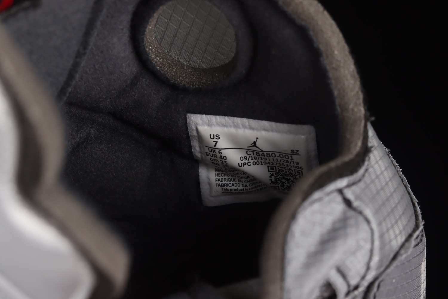 Jordan 5 Retro Off-White Black CT8480-001（Original Batch）