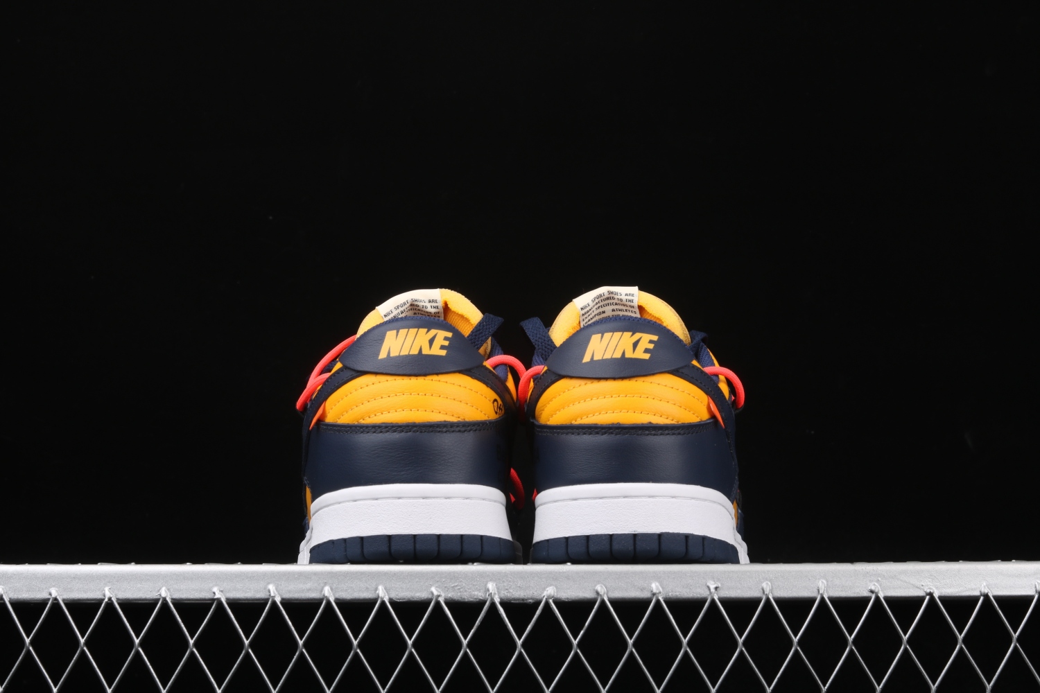 OFF WHITE X Nike Dunk SB Low White Michigan CT0856-700（Original Batch）