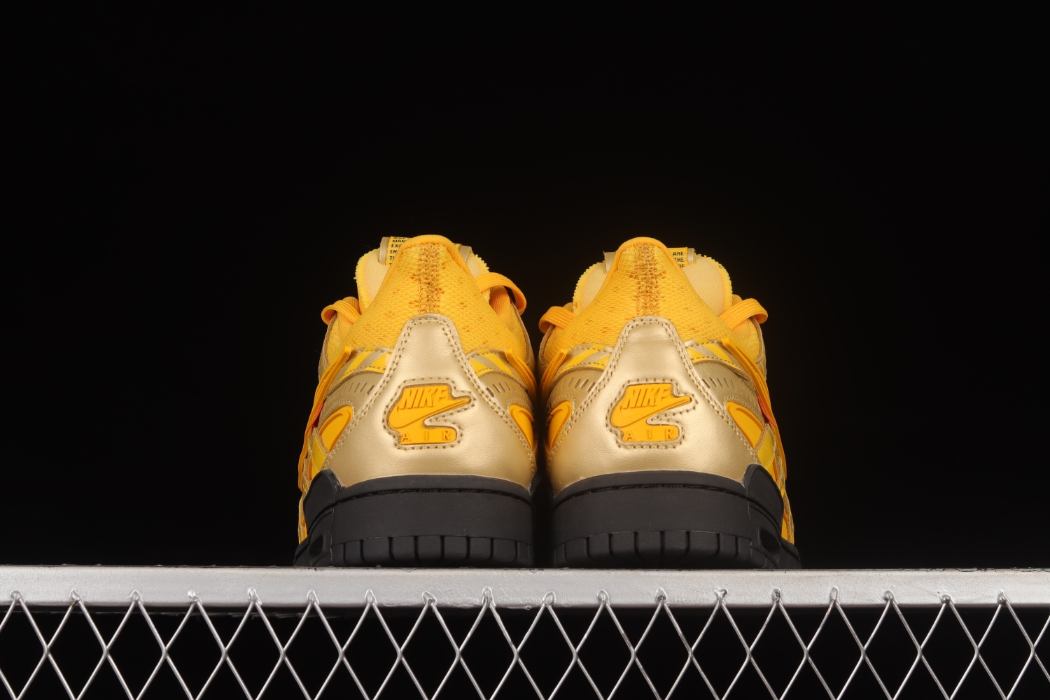 Nike Air Rubber Dunk Off-White University Gold CU6015-700（Original Batch）