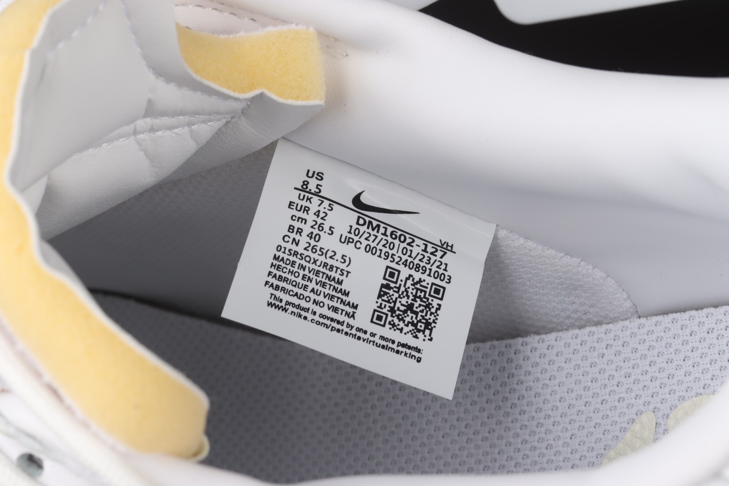 Nike Dunk Low Off-White Lot 1  DM1602-127（Original Batch）