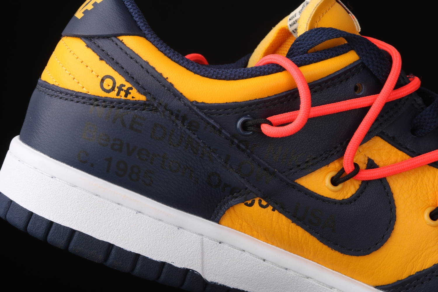 OFF WHITE X Nike Dunk SB Low White Michigan CT0856-700（Original Batch）