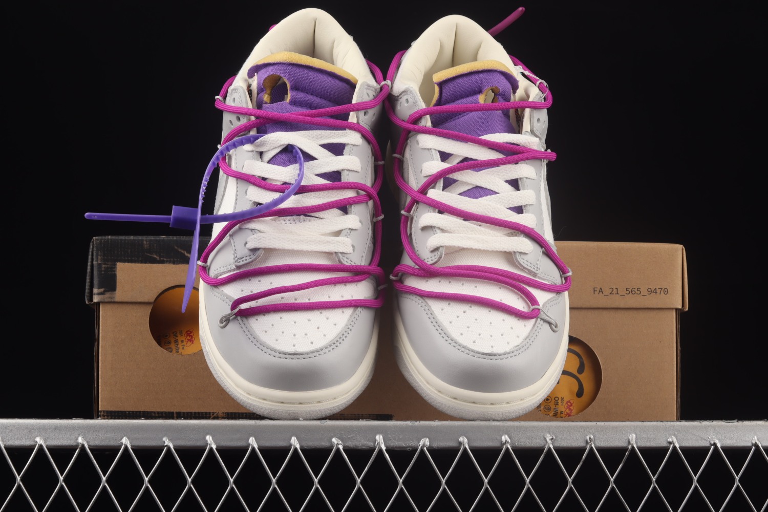 Nike Dunk Low Off-White Lot 28  DM1602-111（Original Batch）