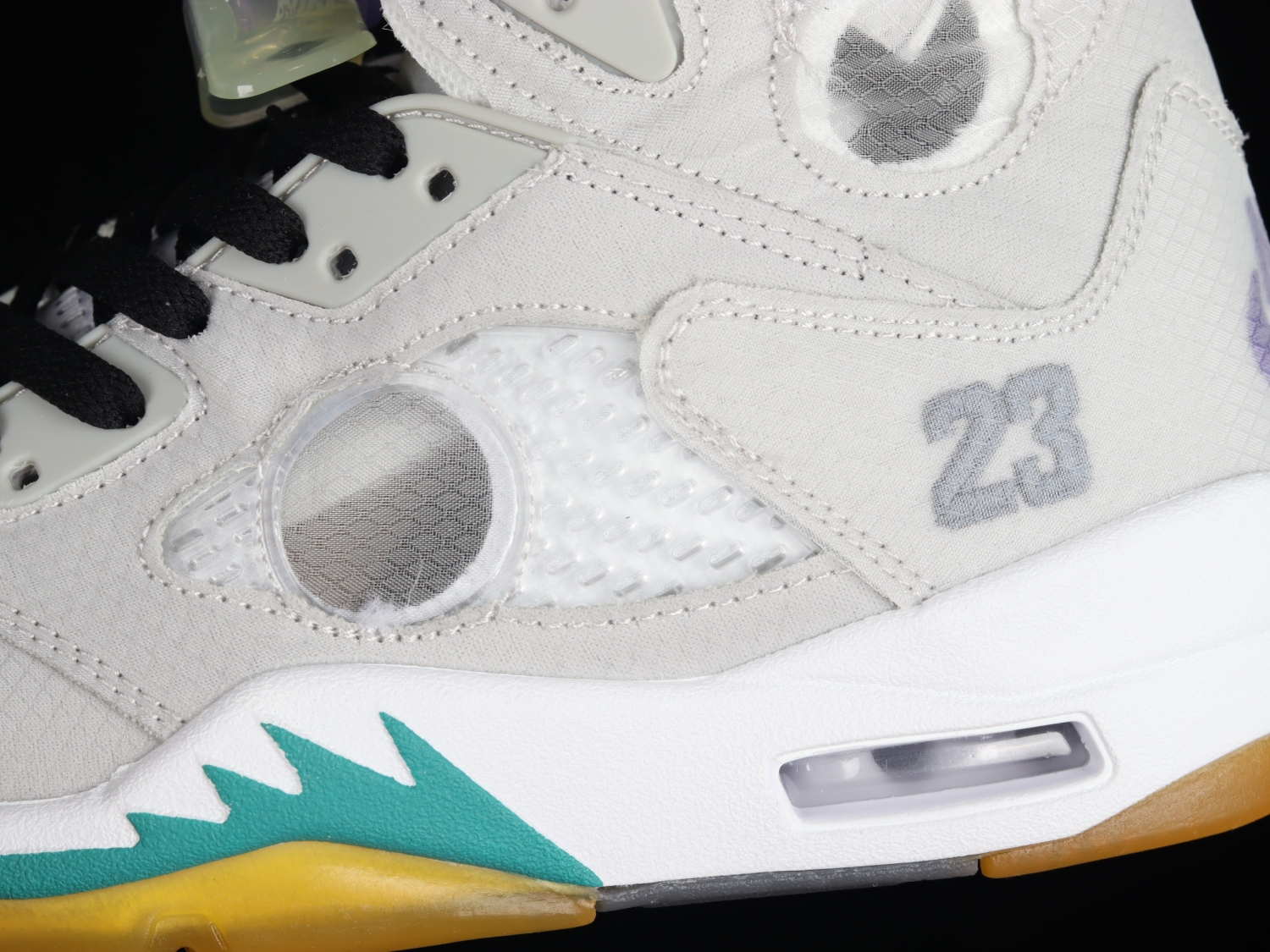 Top Air Jordan Retro 5 x Off-White CT8480-105（Original Batch）