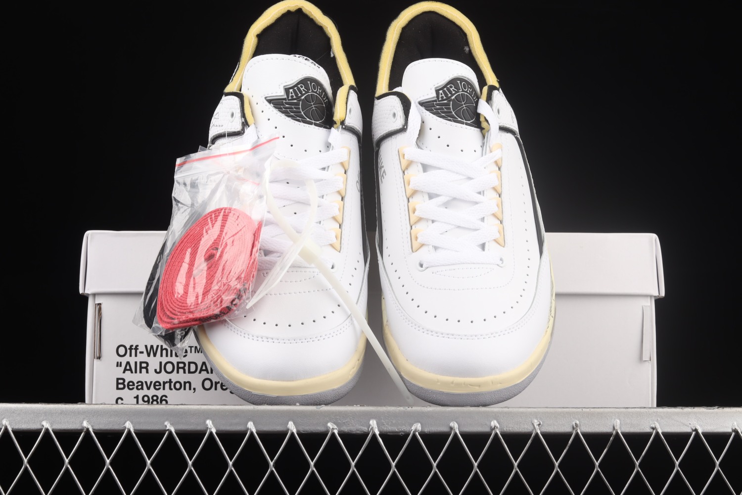 Jordan 2 Retro Low SP Off-White White Red  DJ4375-101（Original Batch）