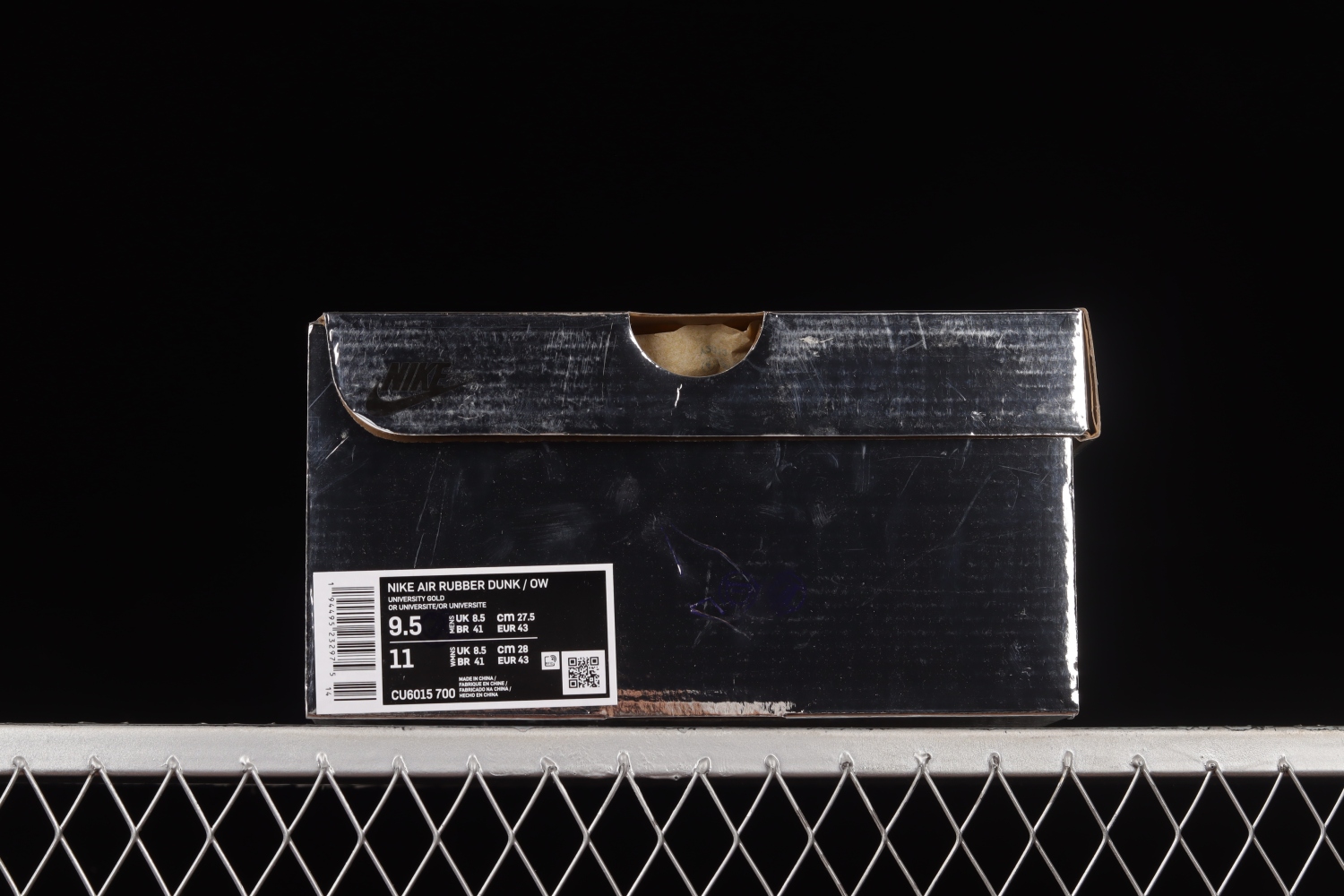 Nike Air Rubber Dunk Off-White University Gold CU6015-700（Original Batch）