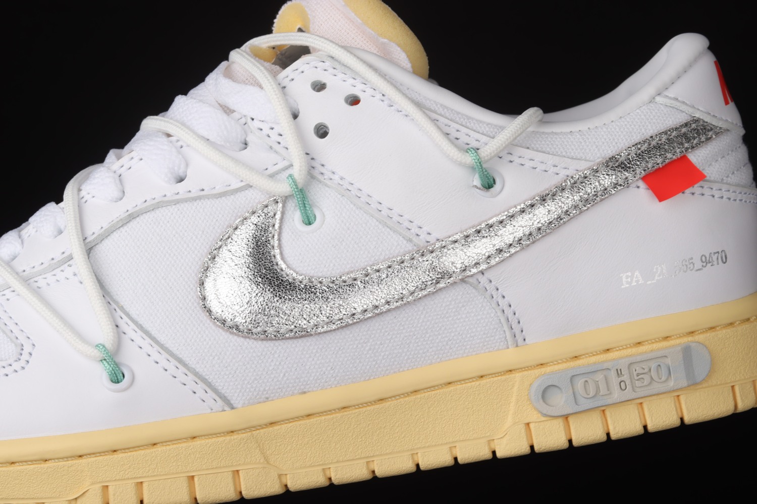 Nike Dunk Low Off-White Lot 1  DM1602-127（Original Batch）