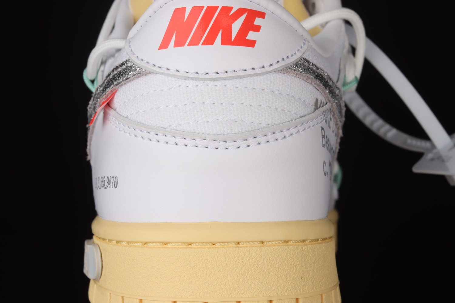 Nike Dunk Low Off-White Lot 1  DM1602-127（Original Batch）