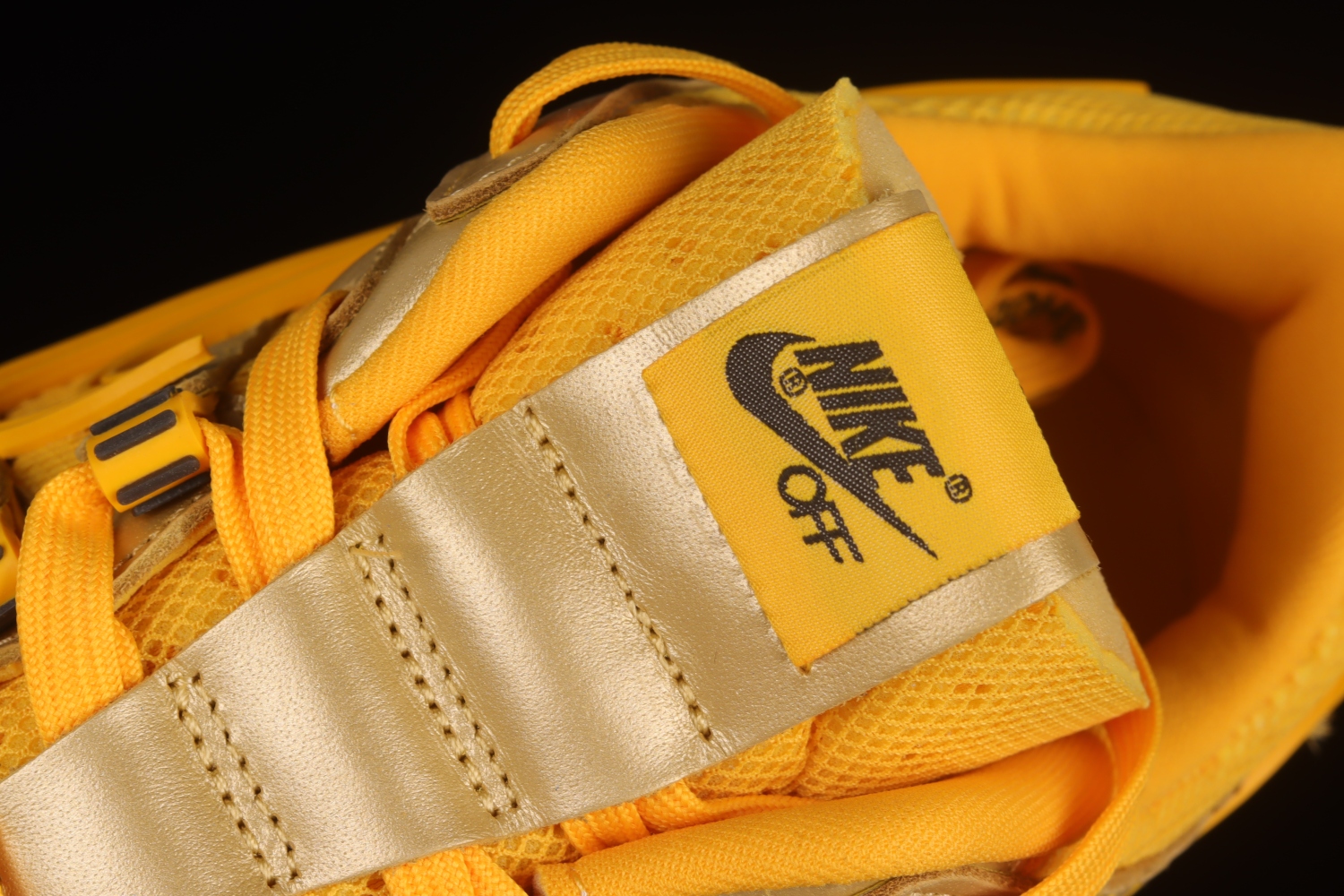 Nike Air Rubber Dunk Off-White University Gold CU6015-700（Original Batch）