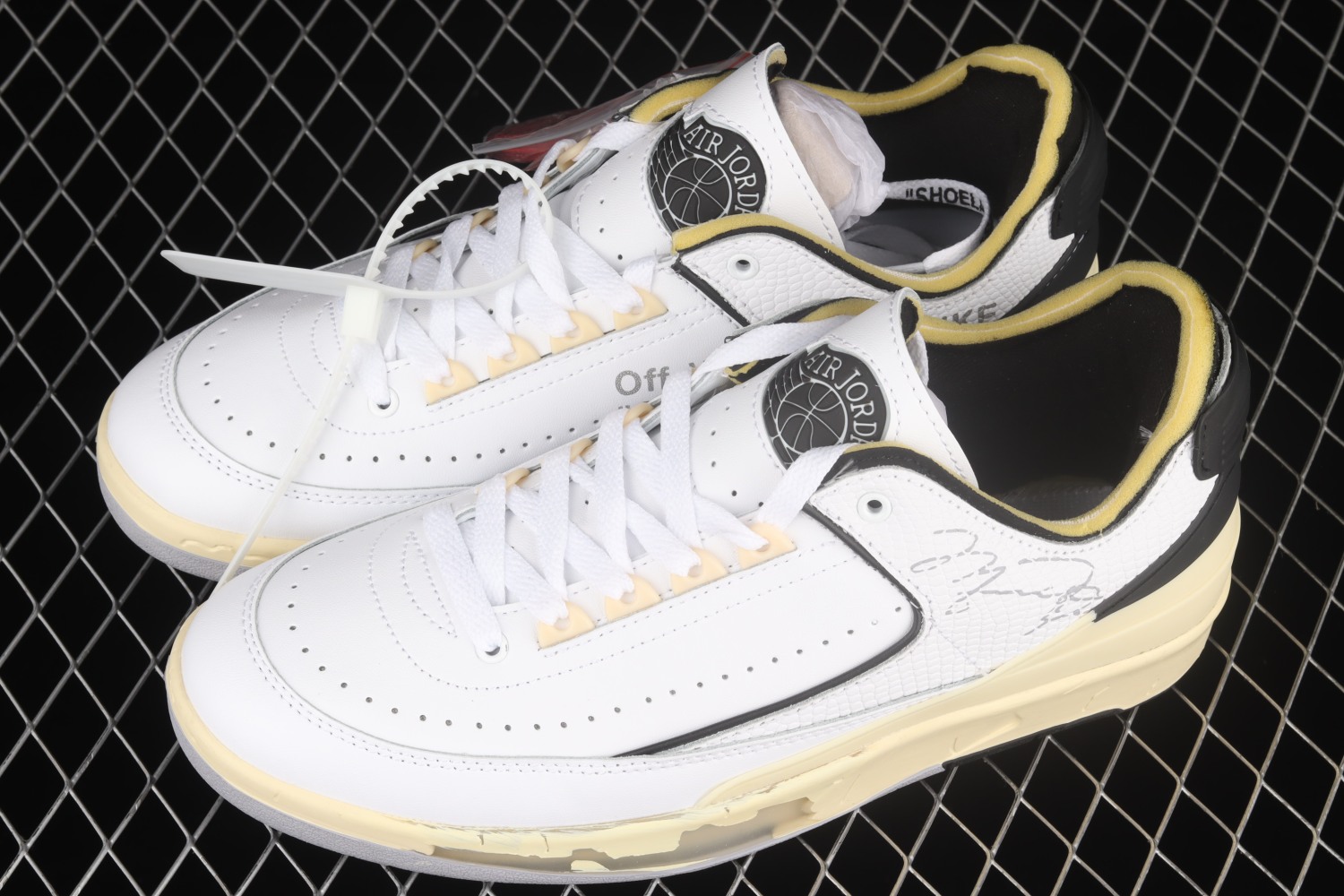 Jordan 2 Retro Low SP Off-White White Red  DJ4375-101（Original Batch）