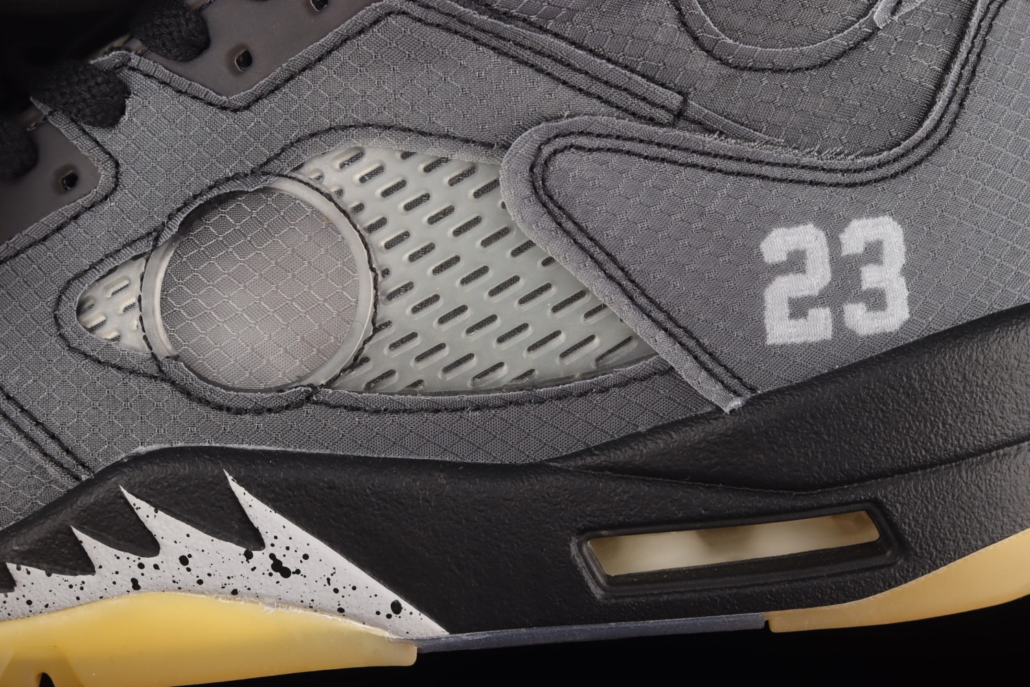 Jordan 5 Retro Off-White Black CT8480-001（Original Batch）