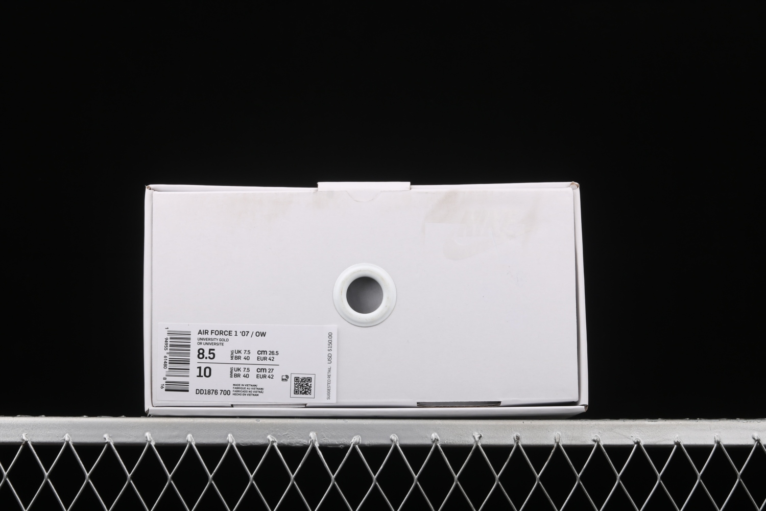 Nike Air Force 1 Low Off-White ICA University Gold DD1876-700