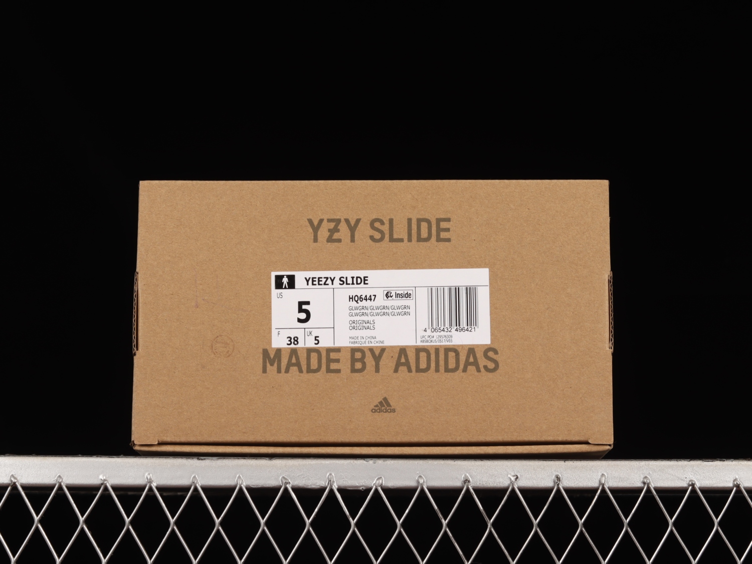adidas Yeezy Slide Glow Green (2022)  HQ6447