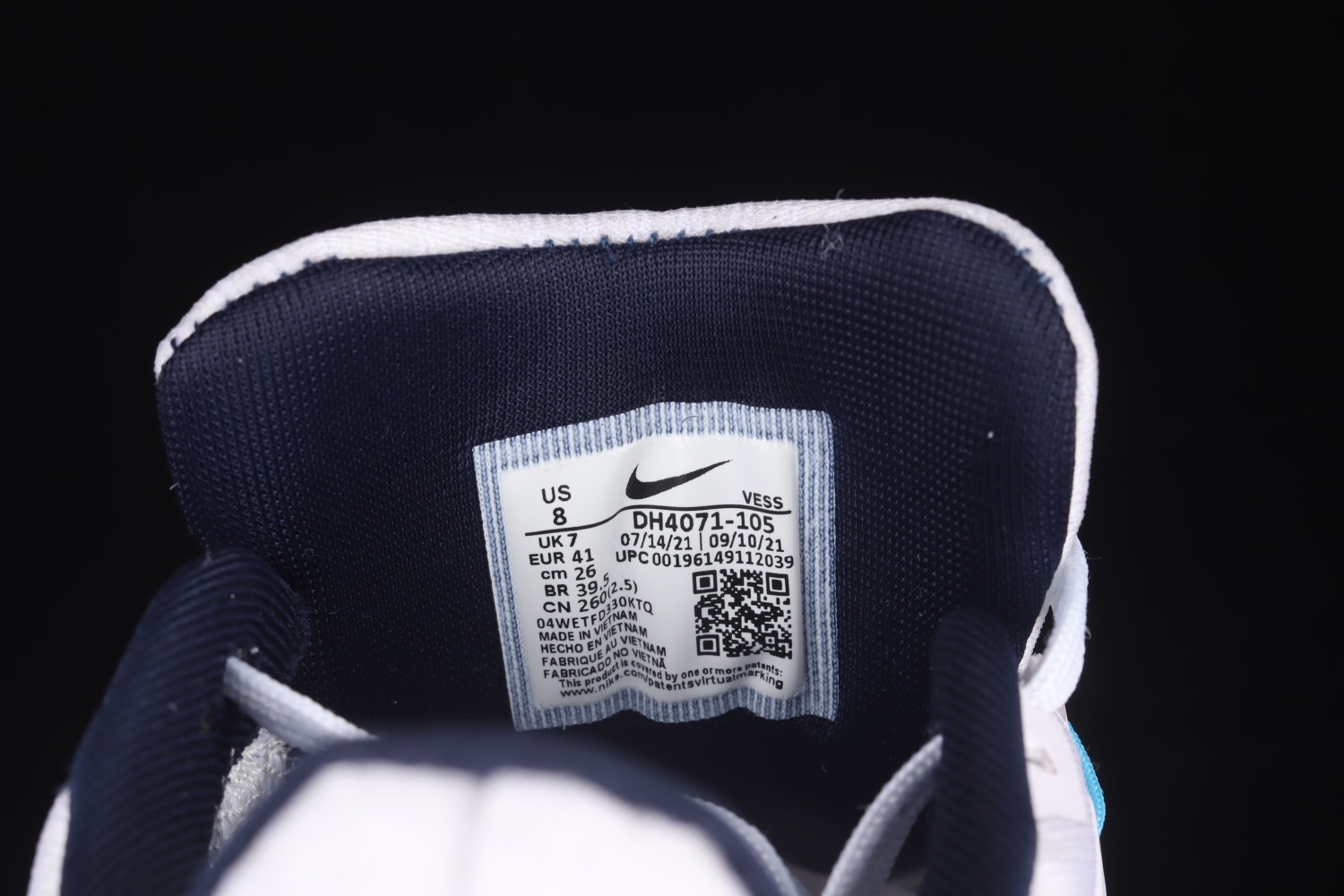 NIKE AIR ZOOM PEGASUS 39 WHITE/BLACK MENS RUNNING SHOES DH4071-105