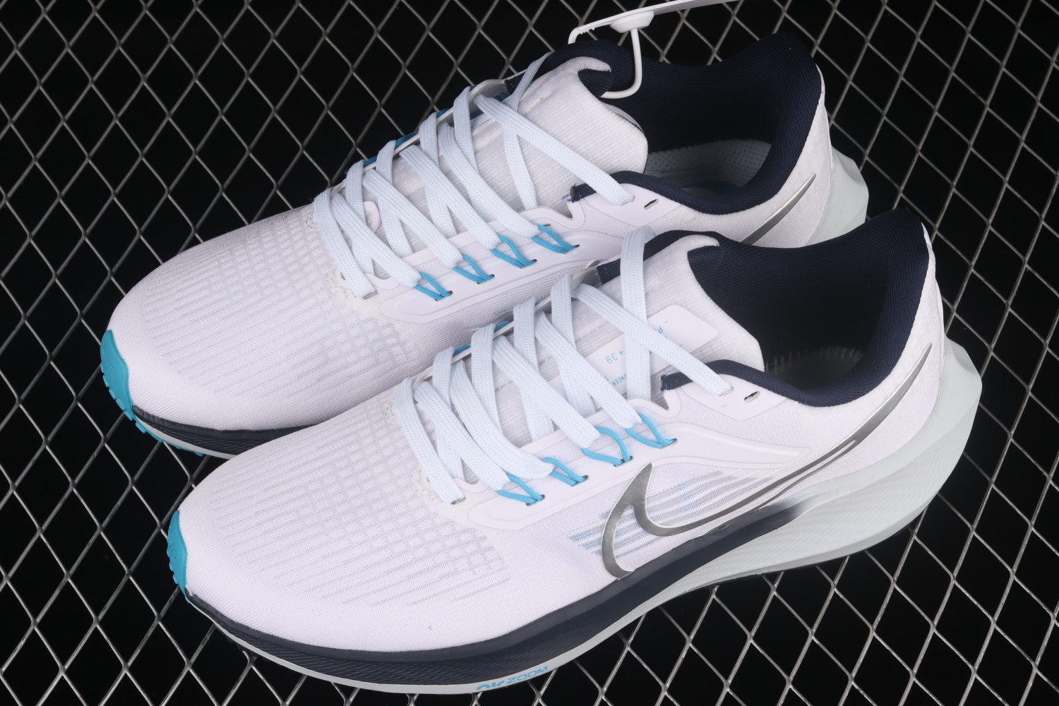 NIKE AIR ZOOM PEGASUS 39 WHITE/BLACK MENS RUNNING SHOES DH4071-105