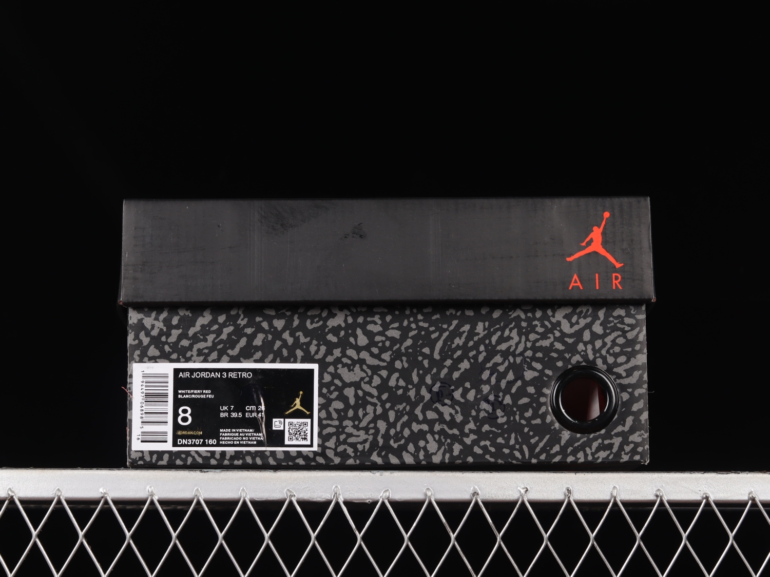 Jordan 3 Retro Fire Red (2022) DN3707-160