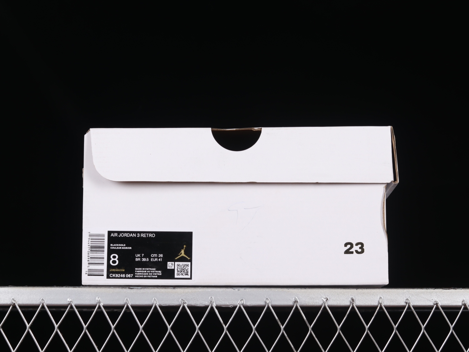 Jordan 3 Retro Black Cement Gold CK9246-067