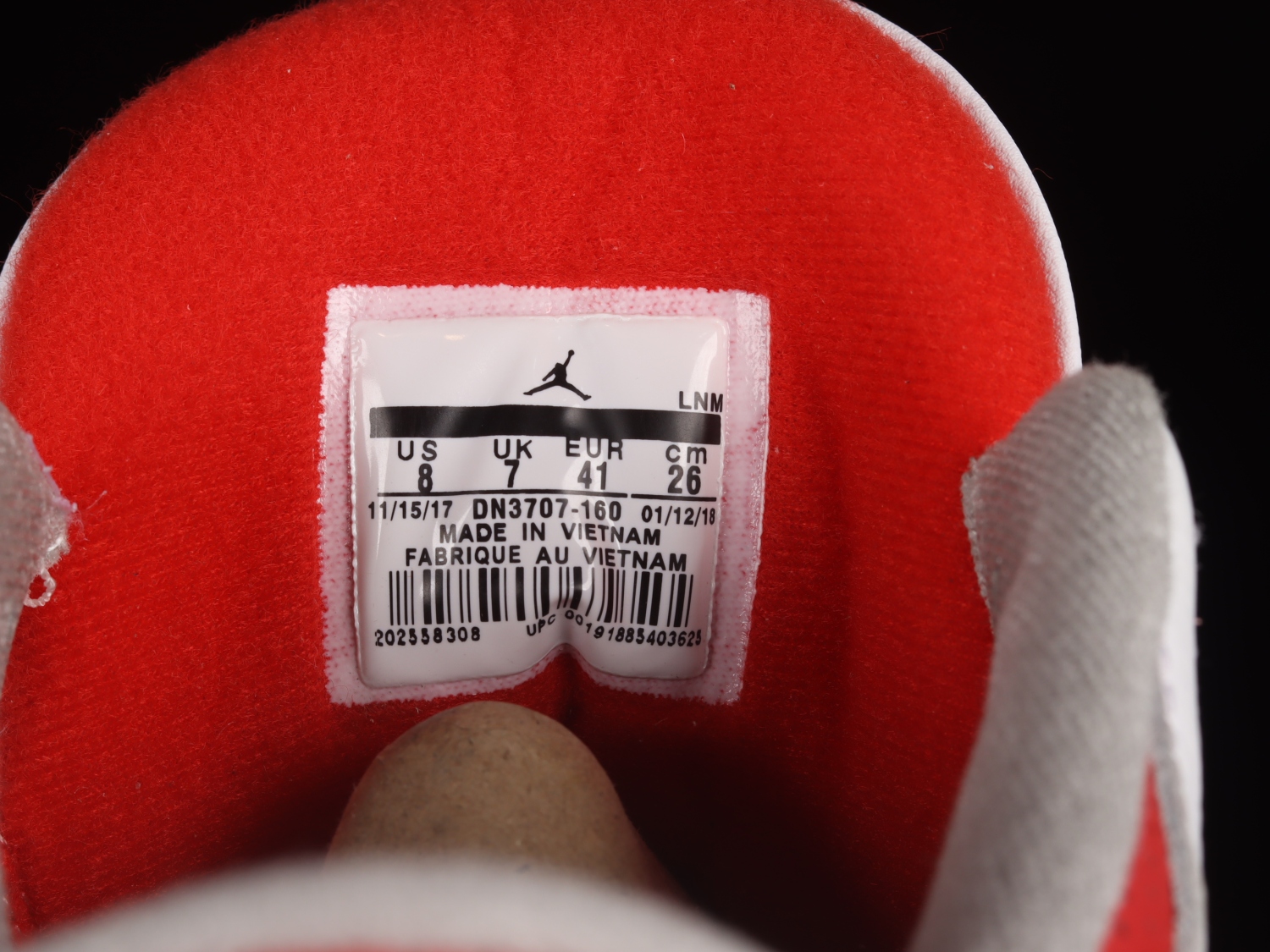 Jordan 3 Retro Fire Red (2022) DN3707-160