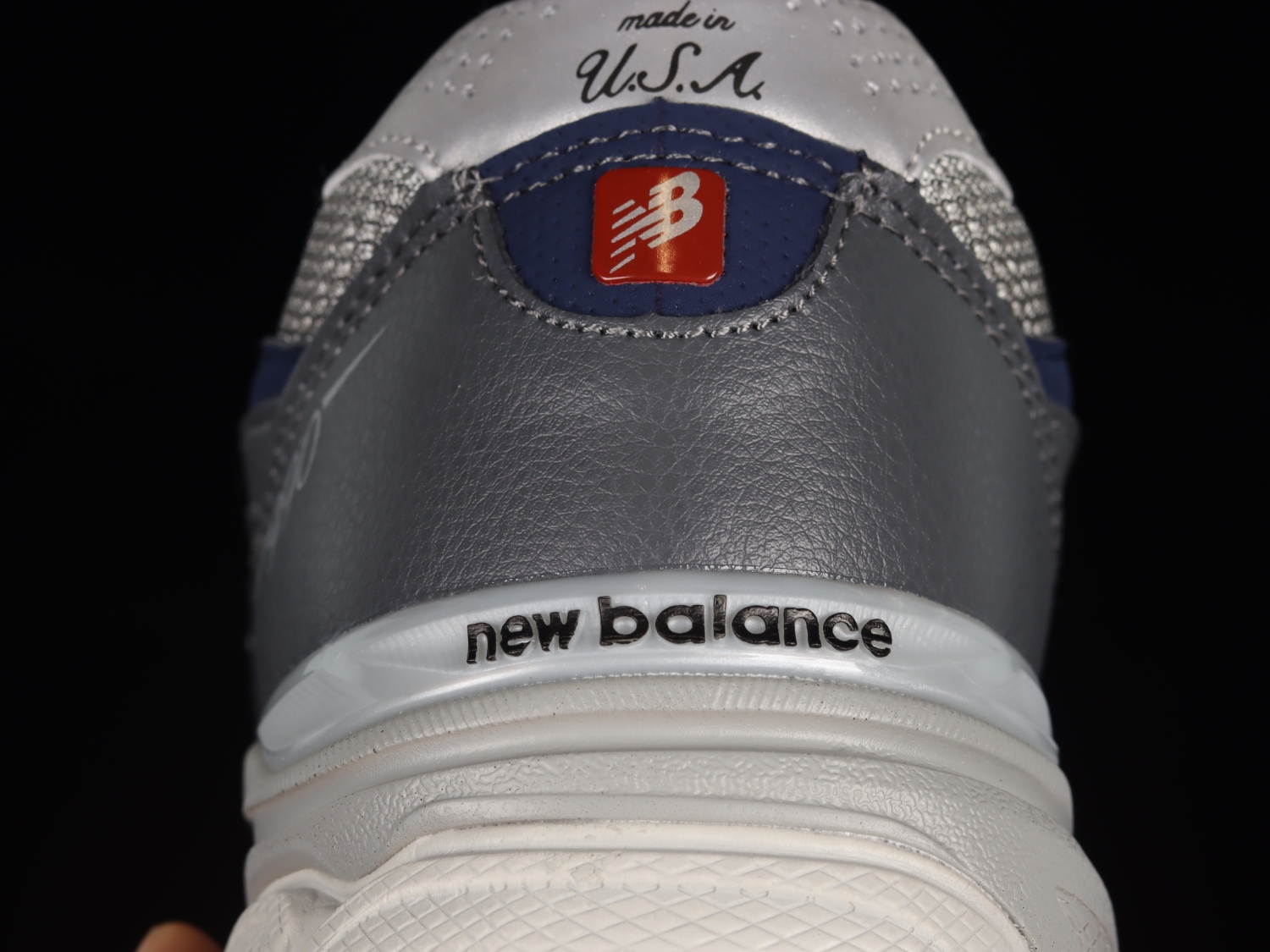 New Bal*nce 990v3 Elephant Grey Navy M990GJ3