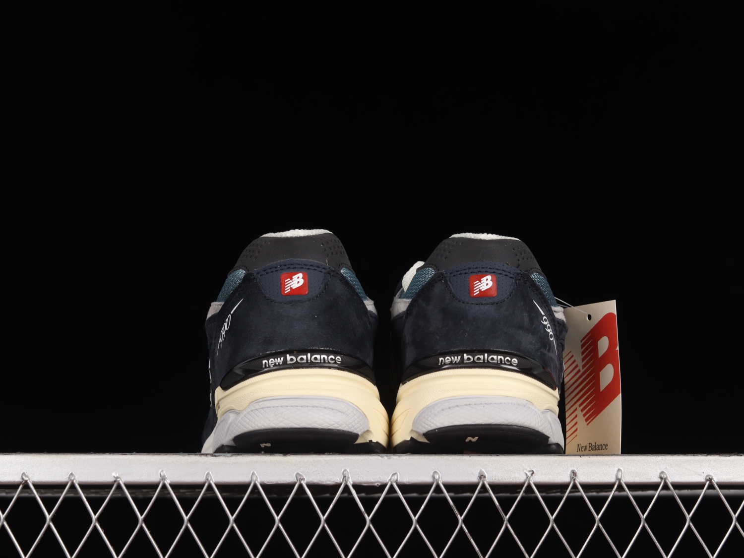 New Bal*nce 990v3 MiUSA Teddy Santis Navy Castlerock M990TE3