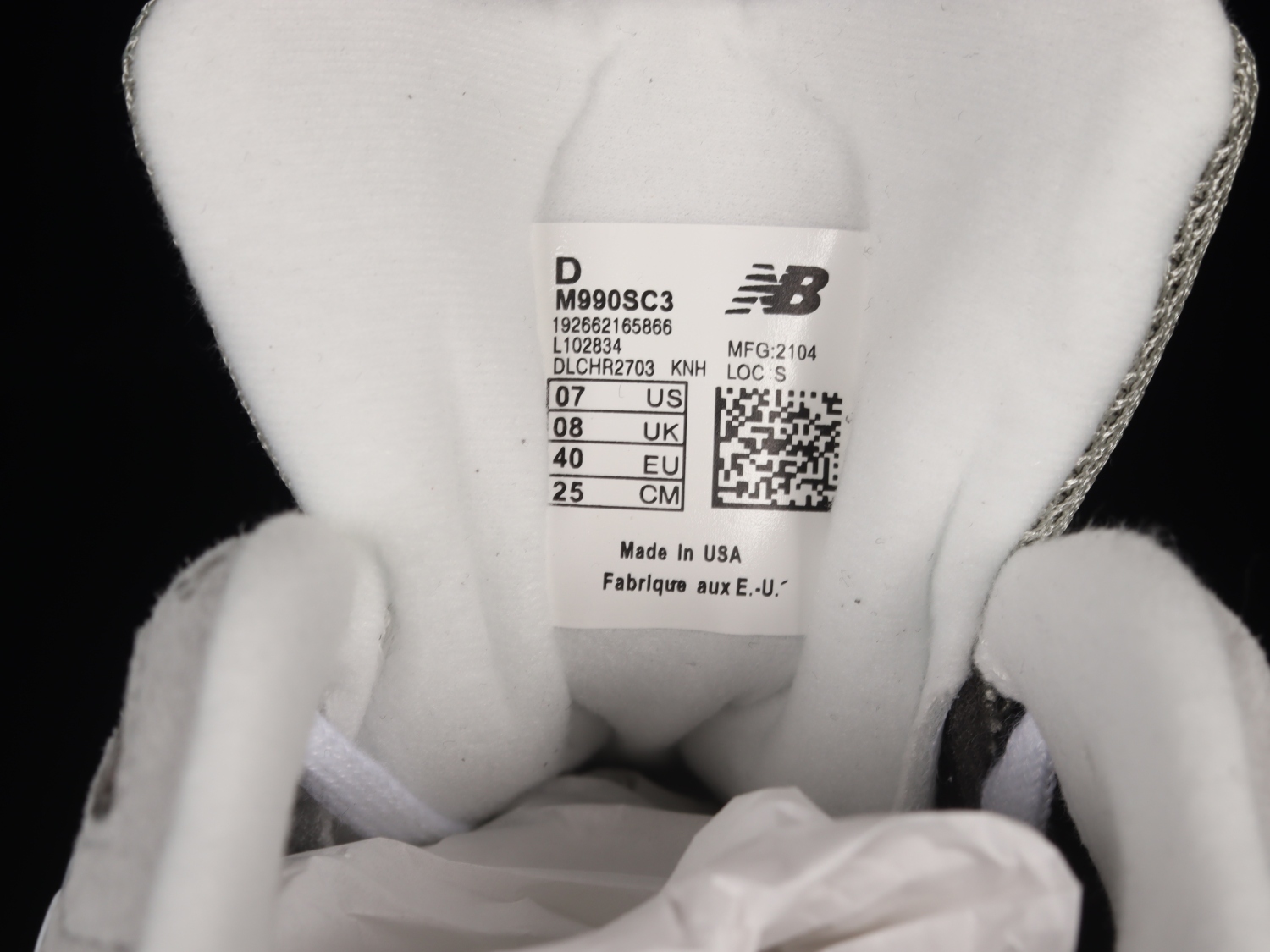 New Bal*nce 990v3 MiUSA YCMC Nimbus Cloud M990SC3