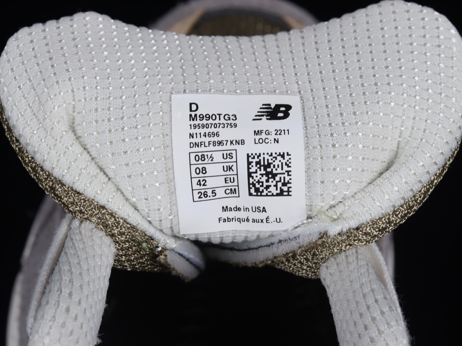 New Bal*nce 990v3 MiUSA Teddy Santis Marblehead Incense M990TG3