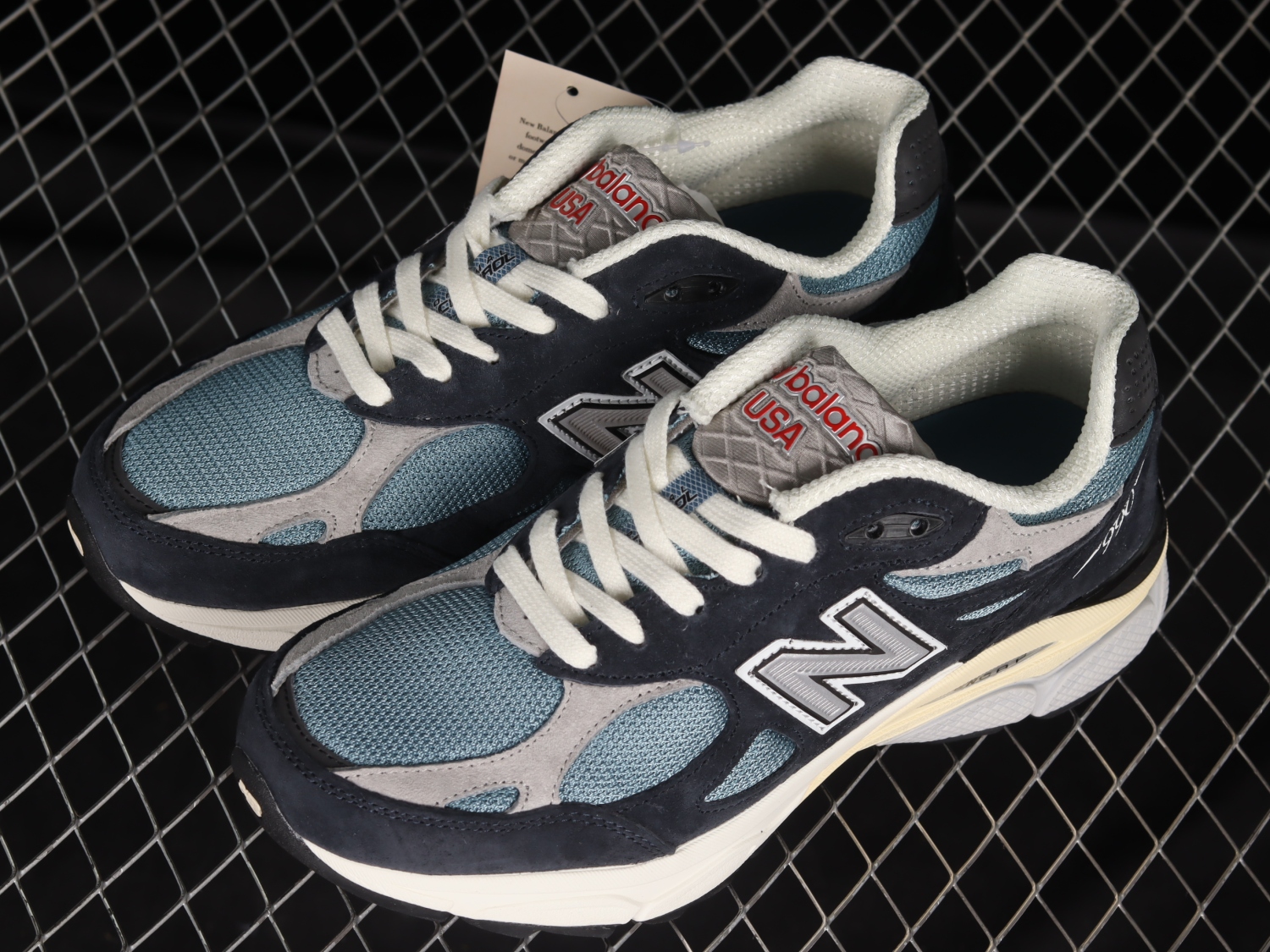 New Bal*nce 990v3 MiUSA Teddy Santis Navy Castlerock M990TE3