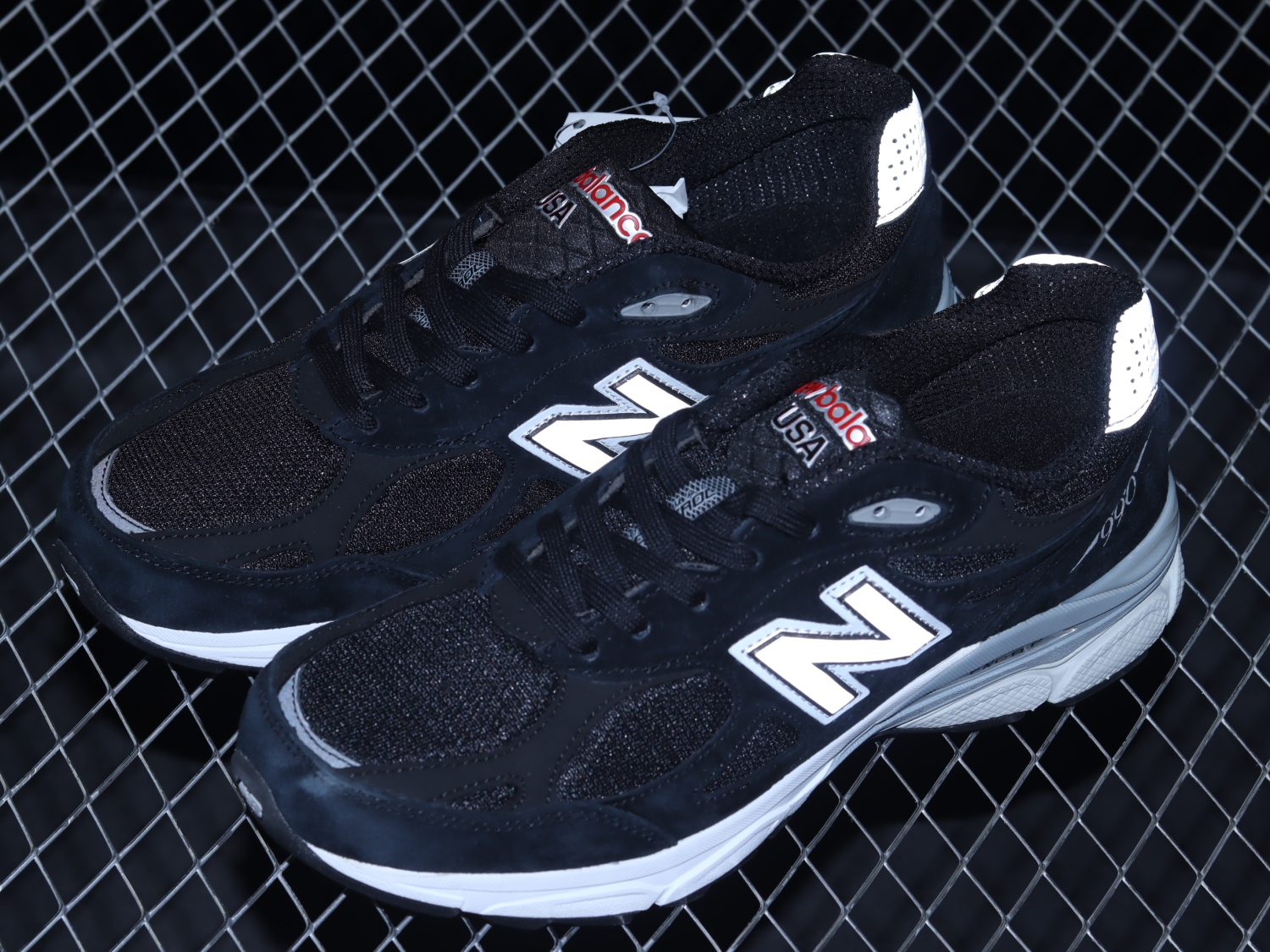 New Bal*nce 990v3 Black White M990BS3