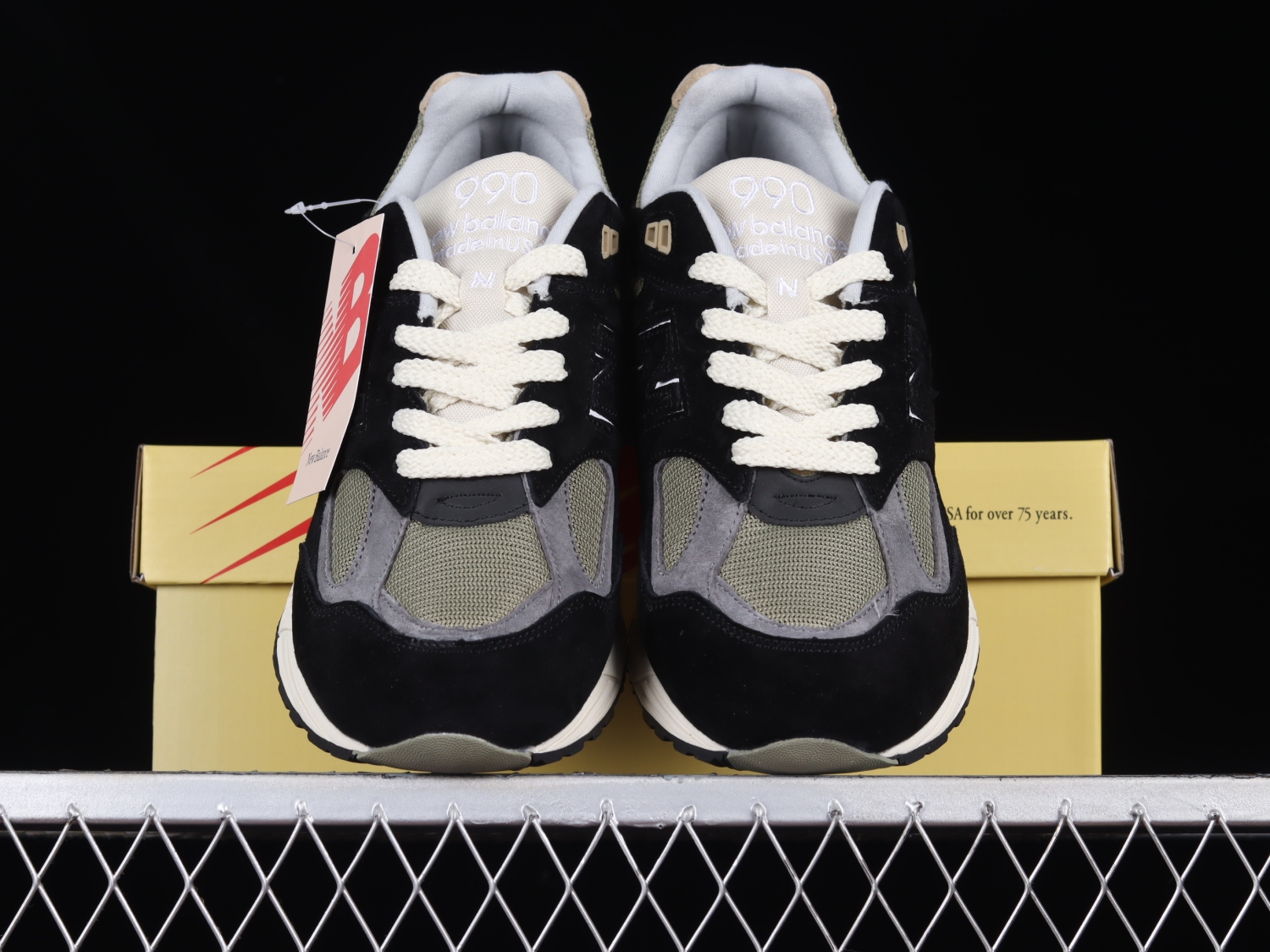 New Bal*nce 990v2 MiUSA Teddy Santis Black True Camo M990TE2