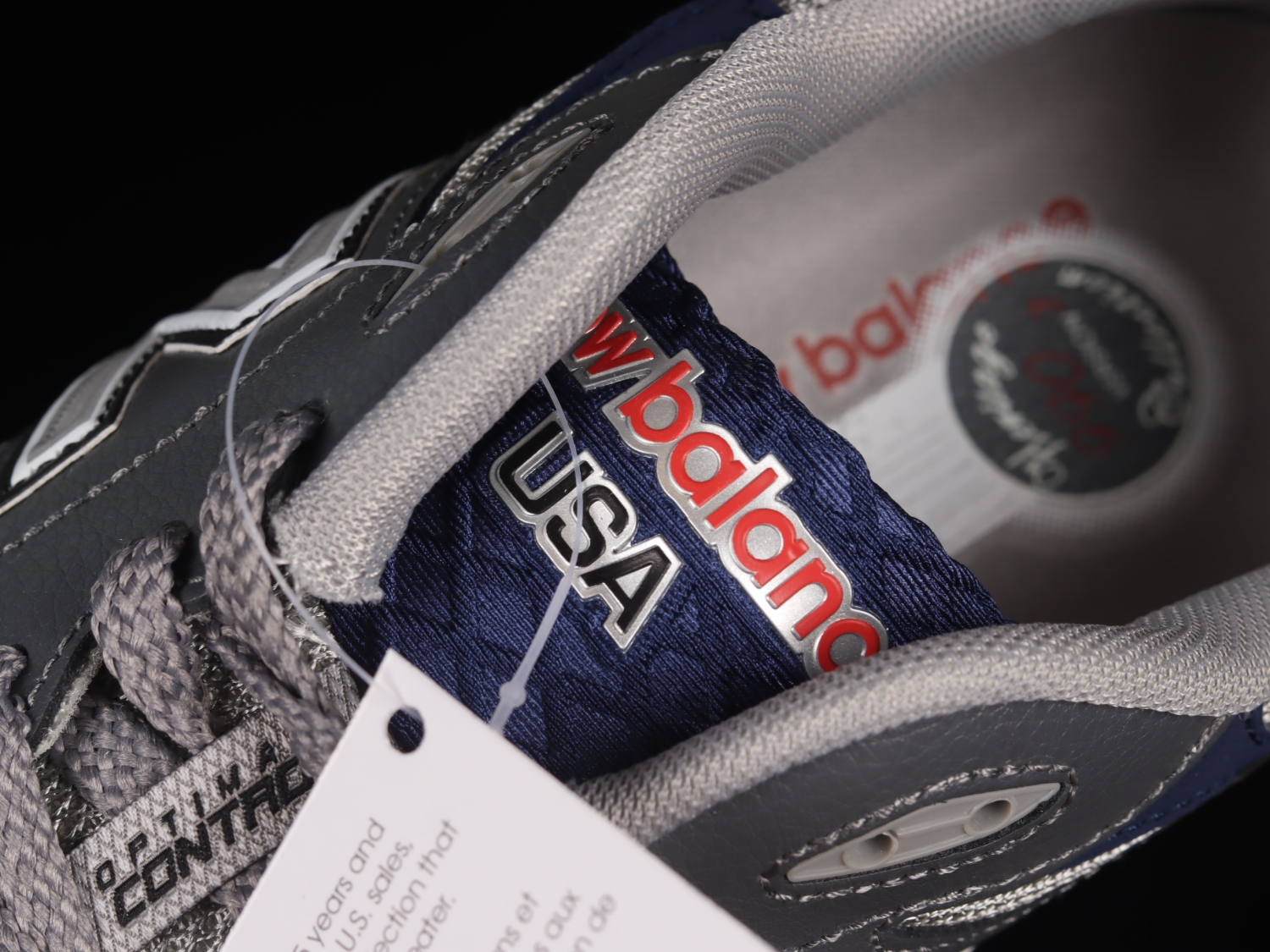 New Bal*nce 990v3 Elephant Grey Navy M990GJ3