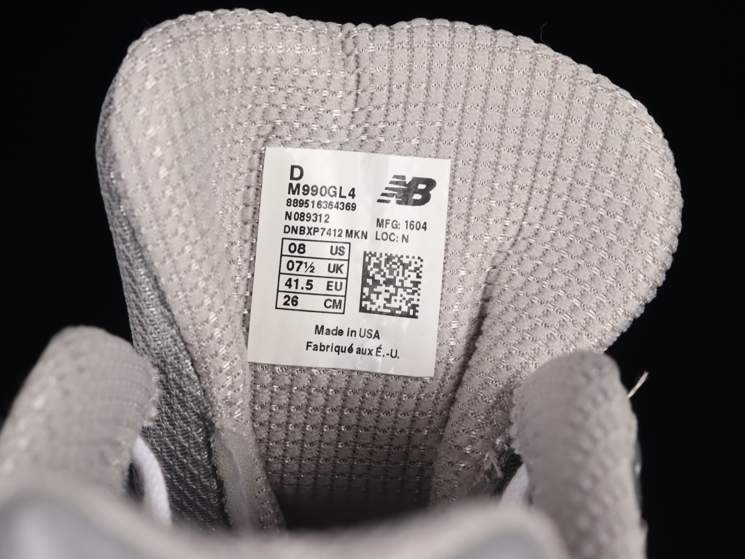 New Bal*nce 990v4 Grey M990GL4