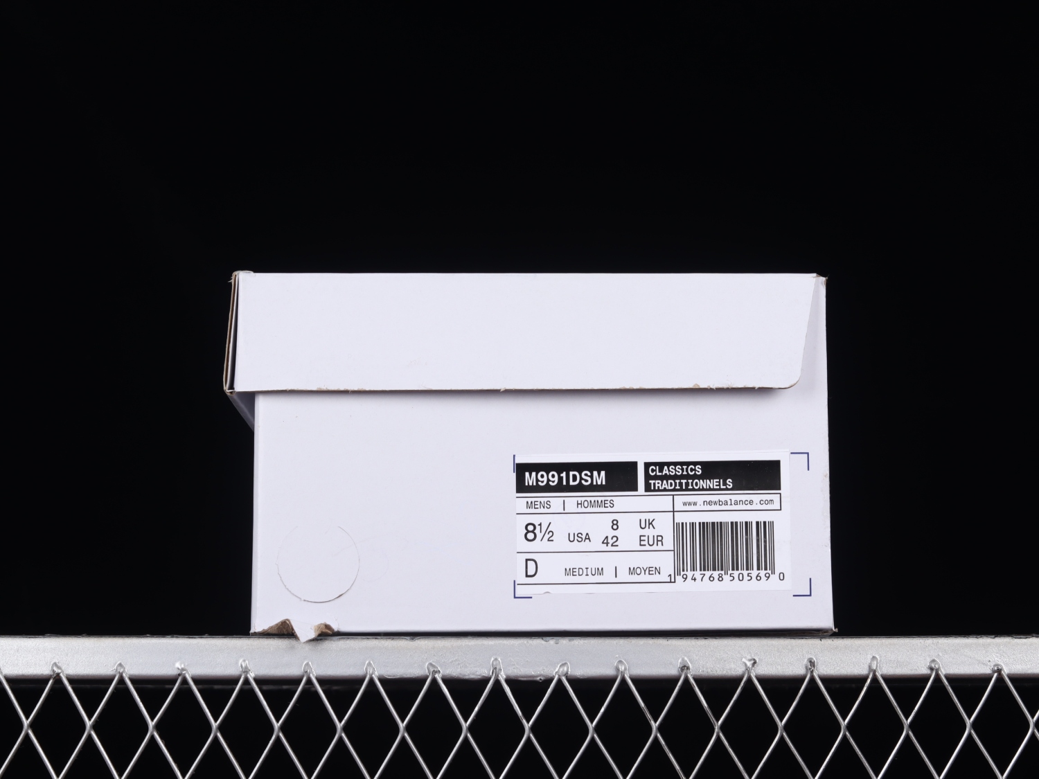 New Bal*nce 991 Dover Street Market MiUK 40th Anniversary Grey M991DSM