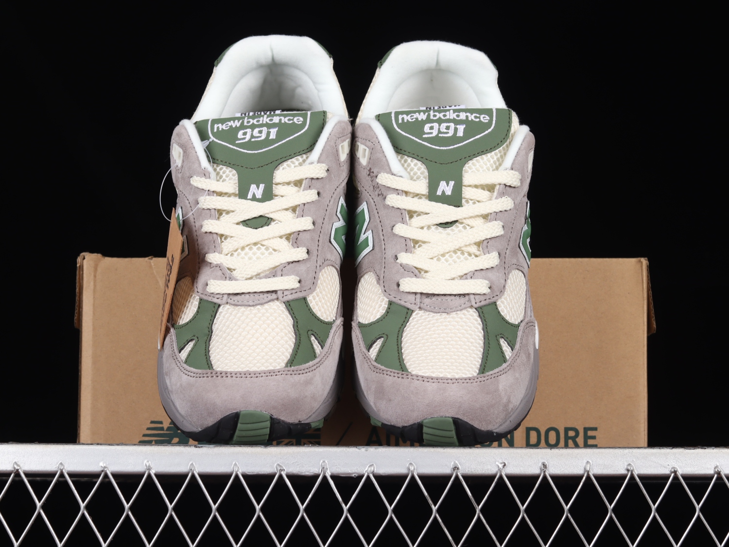 New Bal*nce 991 Aime Leon Dore MiUK Grey M991CRS