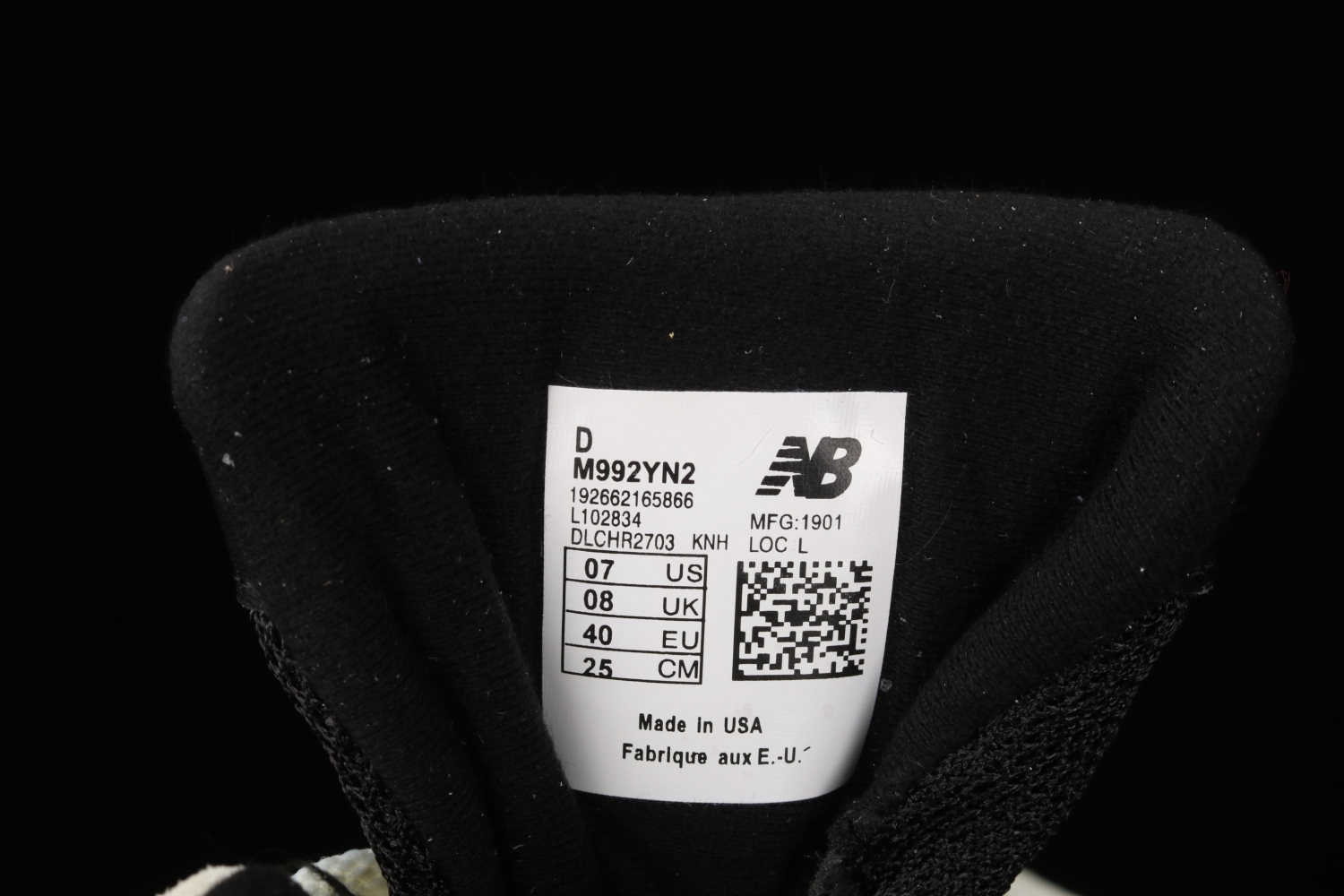 New Bal*nce 992 Studio FY7 M992YN2