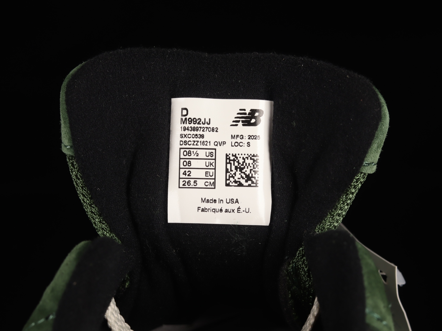 New Bal*nce 992 JJJJound Green M992JJ