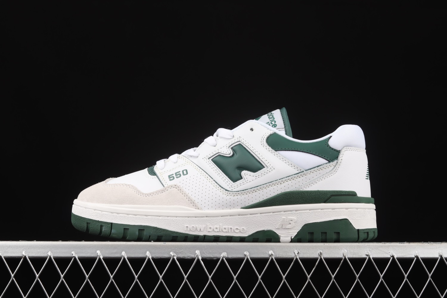 New Bal*nce 550 White Green BB550WT1