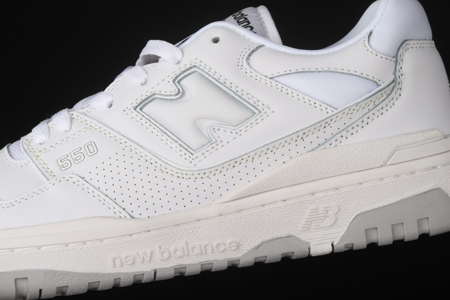 New Bal*nce 550 White Grey BB550PB1