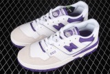 New Bal*nce 550 White Purple BB550WR1