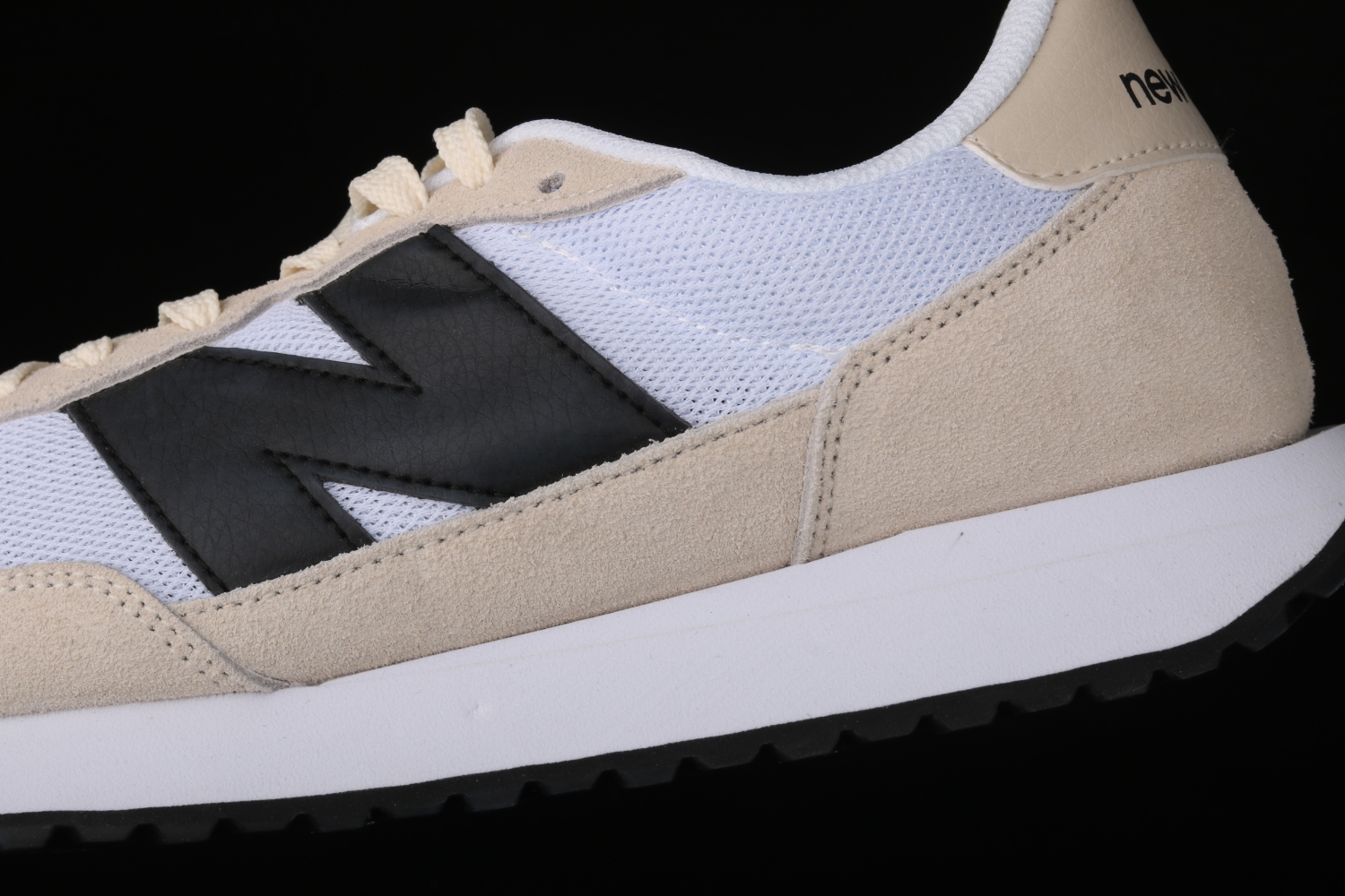 New Bal*nce 237 Beige Black MS237CB