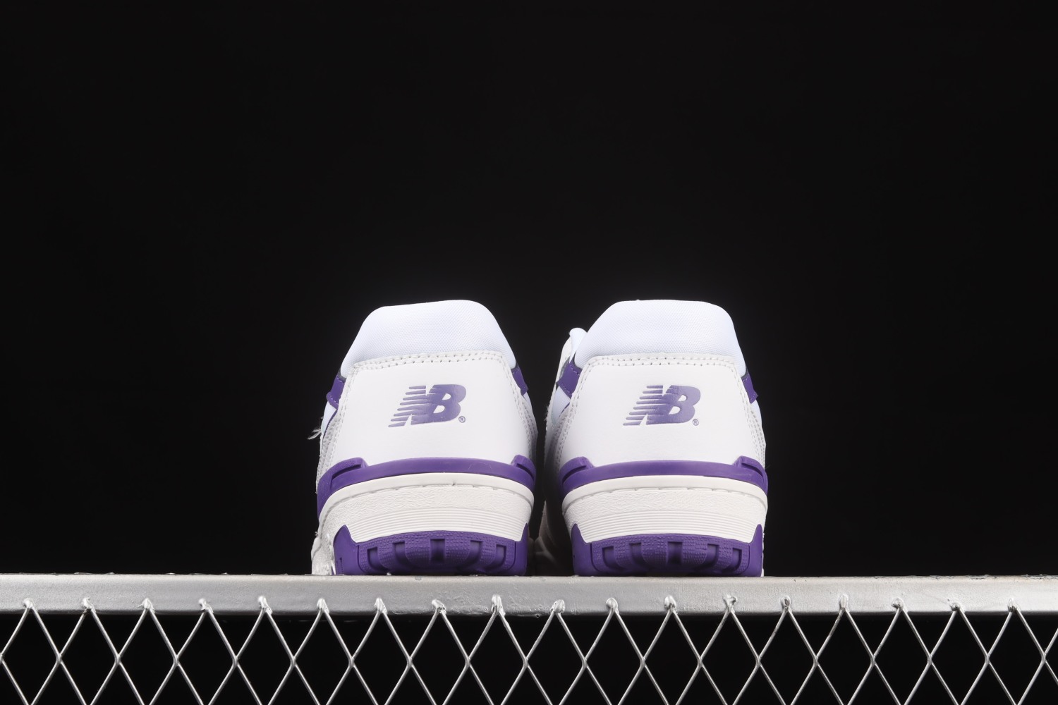 New Bal*nce 550 White Purple BB550WR1