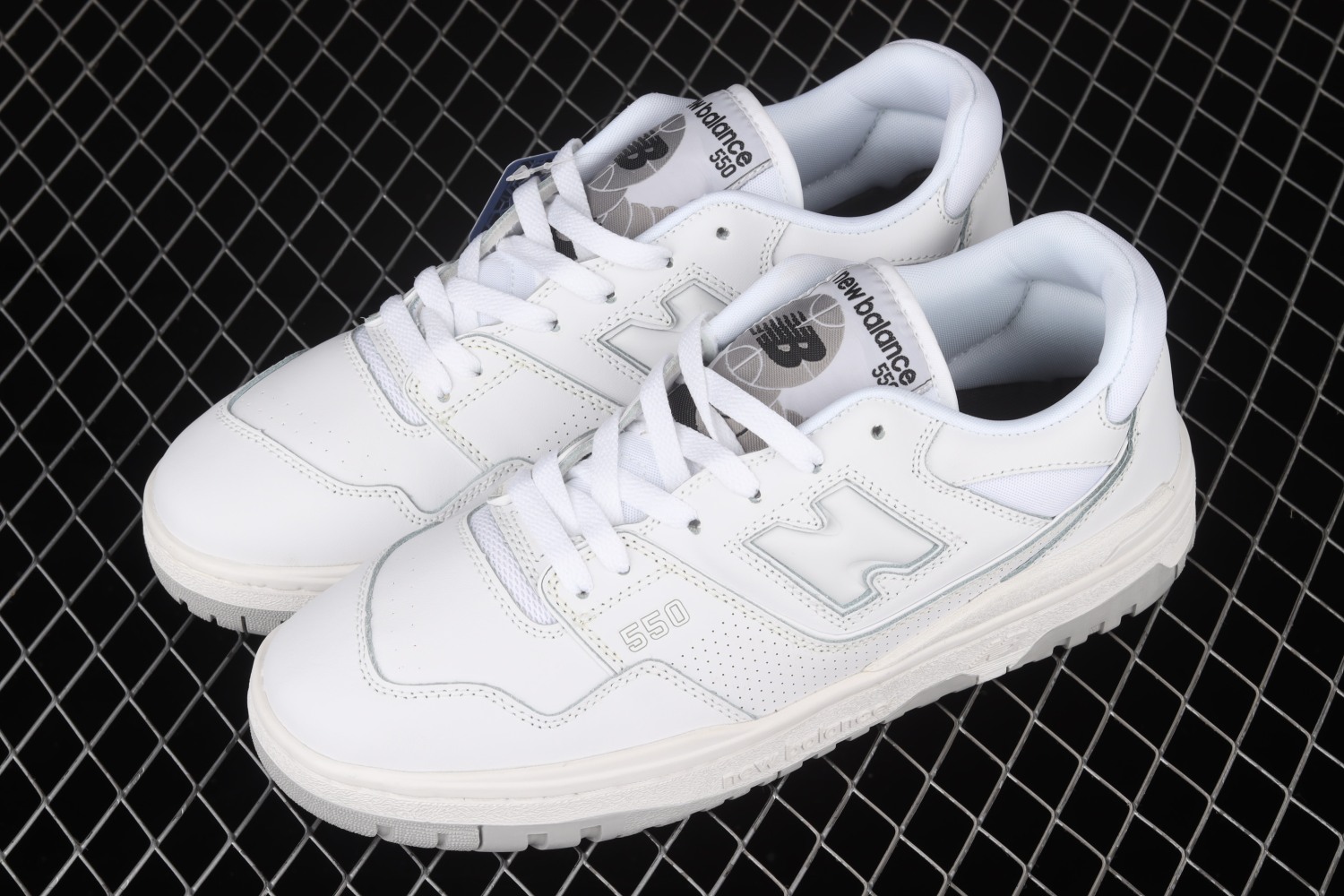 New Bal*nce 550 White Grey BB550PB1