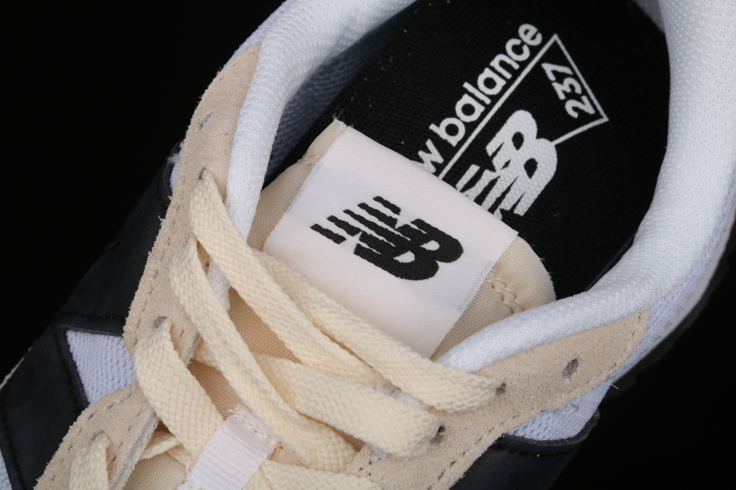 New Bal*nce 237 Beige Black MS237CB