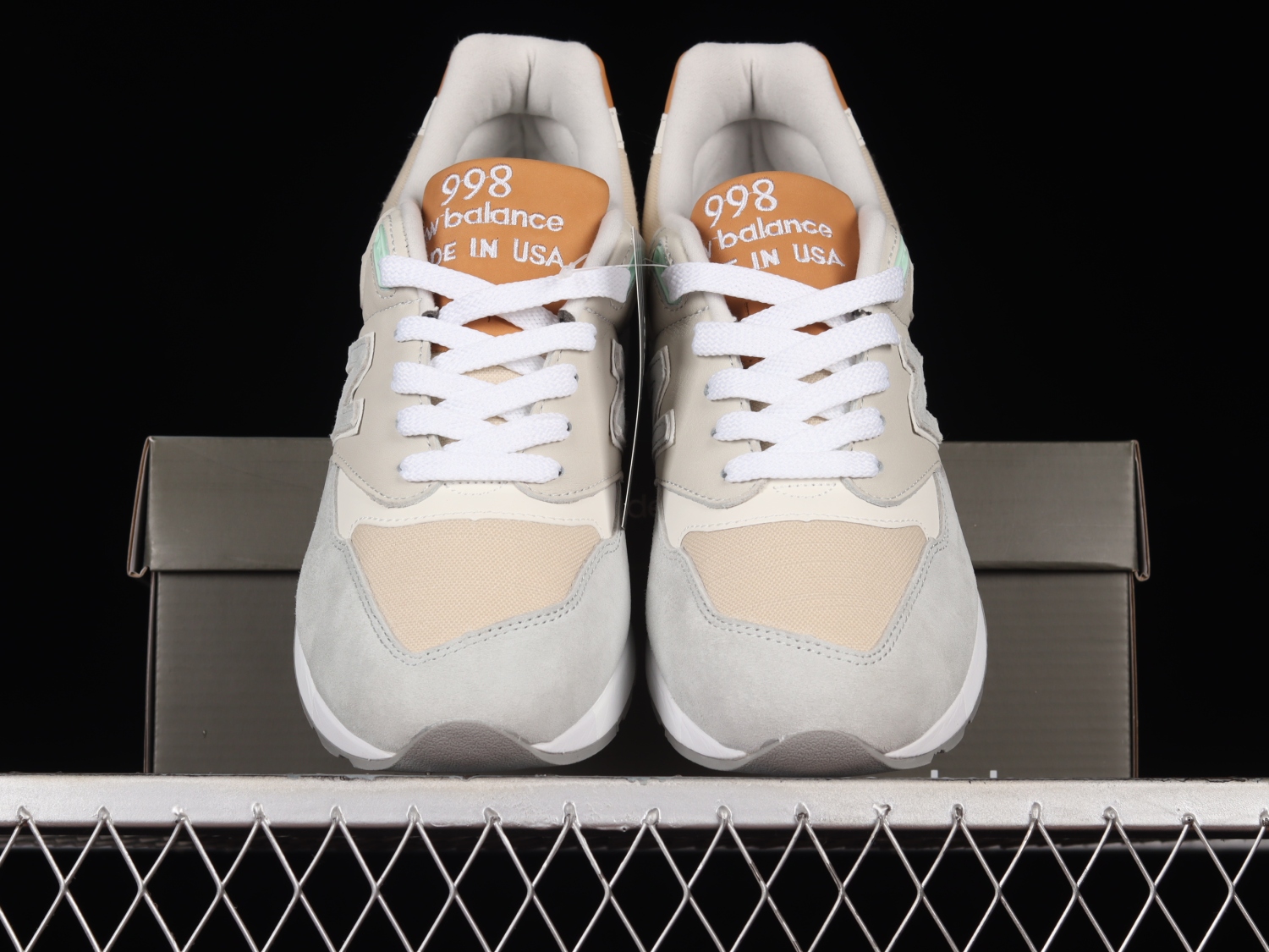 New Bal*nce 998 White Tan M998ENE