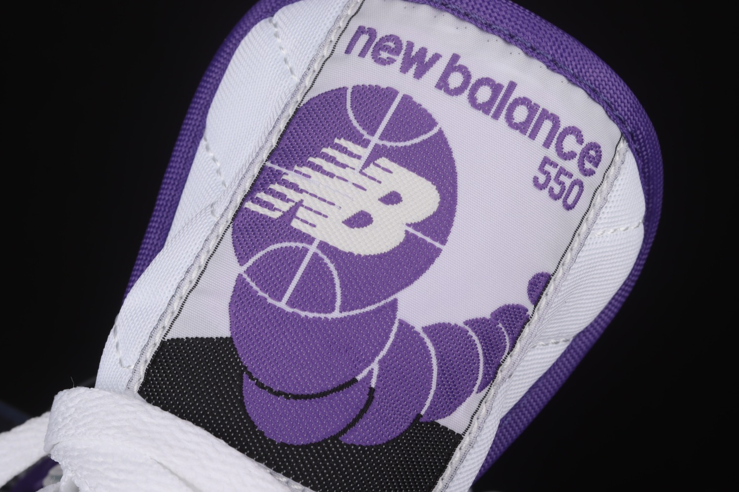 New Bal*nce 550 White Purple BB550WR1