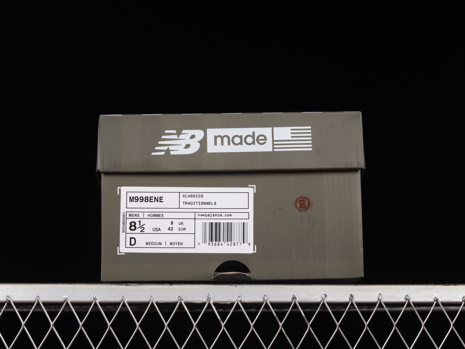 New Bal*nce 998 White Tan M998ENE