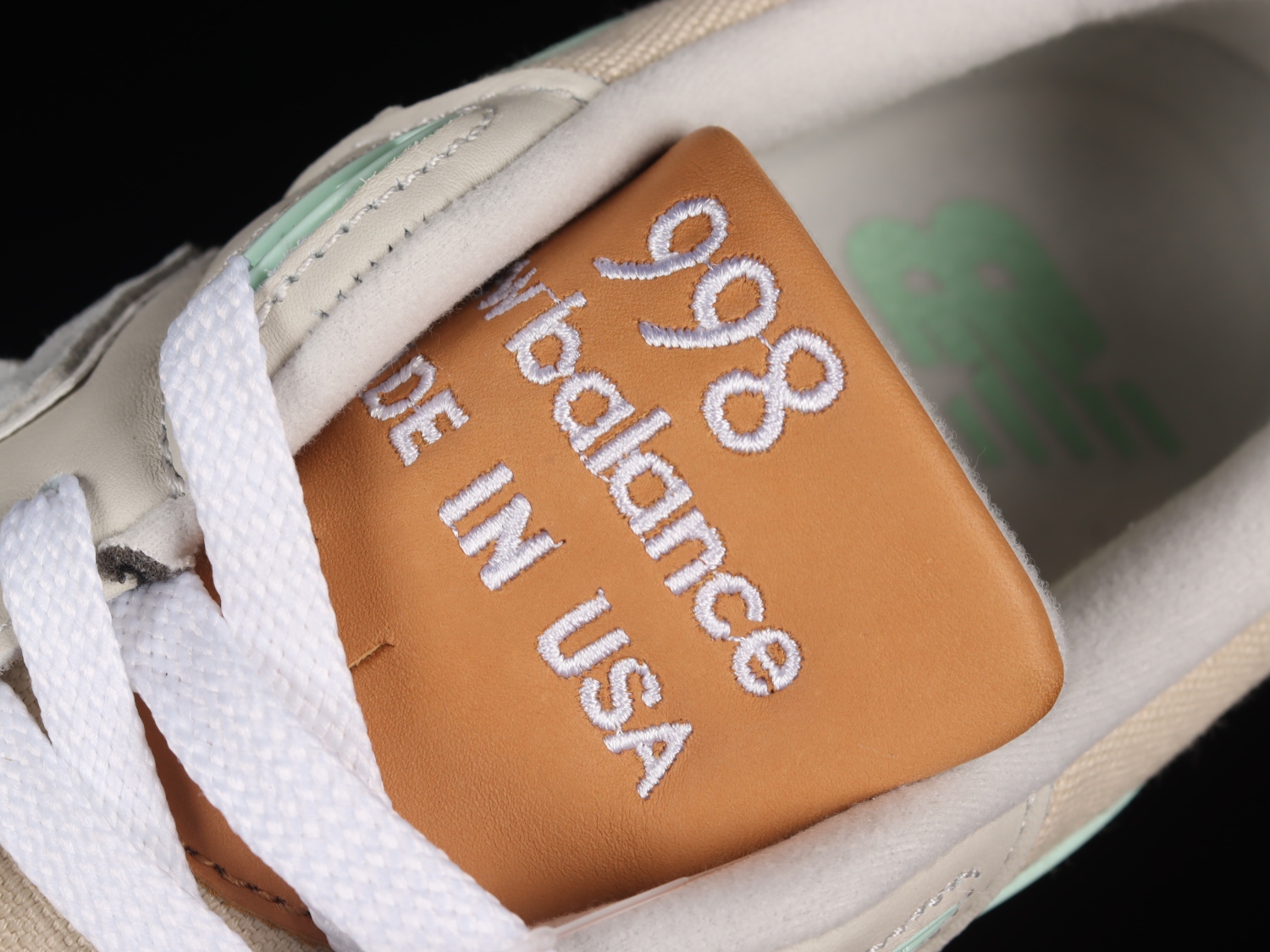 New Bal*nce 998 White Tan M998ENE