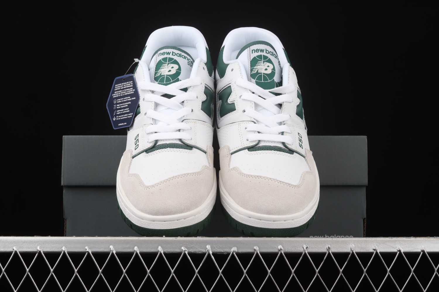 New Bal*nce 550 White Green BB550WT1