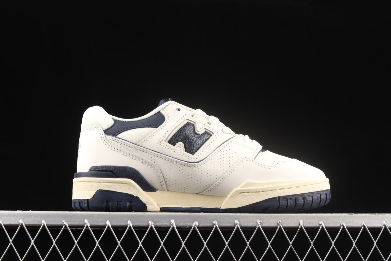 New Bal*nce 550 Aime Leon Dore White Navy BB550ALF
